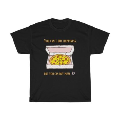 Happiness and Pizza Tee - Image 3