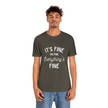 I'm Fine White Tee - Image 15