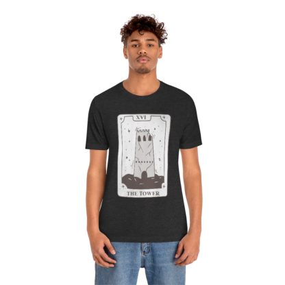 The Tower Tarot Card Tee - Image 12