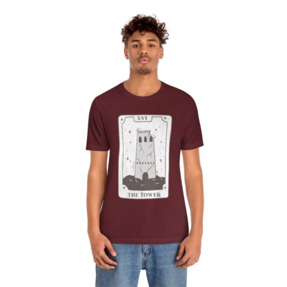 The Tower Tarot Card Tee - Image 15