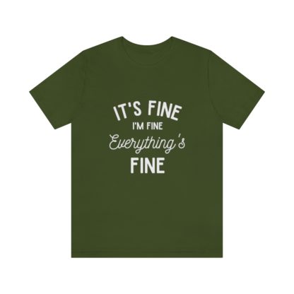 I'm Fine White Tee - Image 16