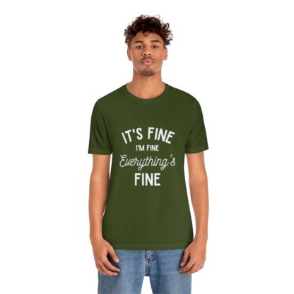 I'm Fine White Tee - Image 18