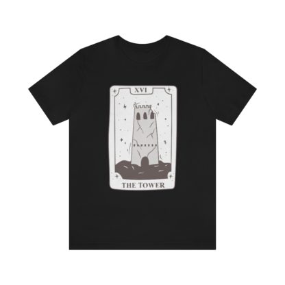 The Tower Tarot Card Tee - Image 7