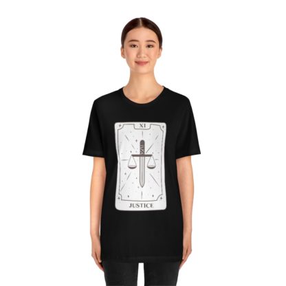 Justice Tarot Card Tee - Image 8