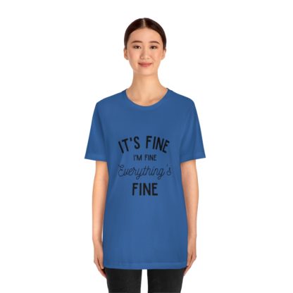 I'm Fine Black Tee - Image 29