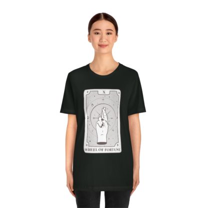 Wheel of Fortune Tarot Card Tee - Image 2