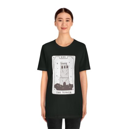 The Tower Tarot Card Tee - Image 2