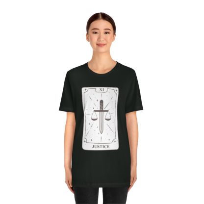 Justice Tarot Card Tee - Image 2