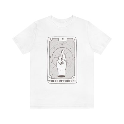 Wheel of Fortune Tarot Card Tee - Image 4