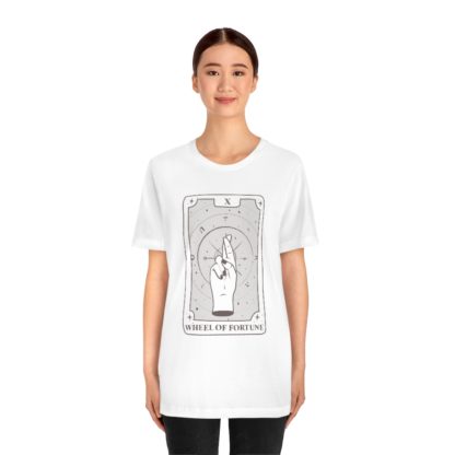 Wheel of Fortune Tarot Card Tee - Image 5