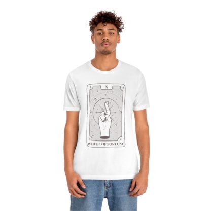 Wheel of Fortune Tarot Card Tee - Image 6