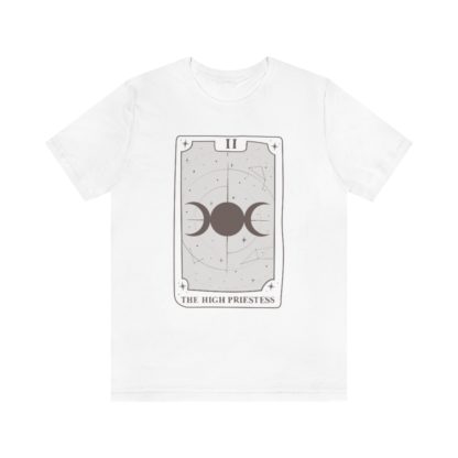 The High Priestess Tarot Card Tee - Image 4