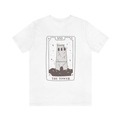 The Tower Tarot Card Tee - Image 4