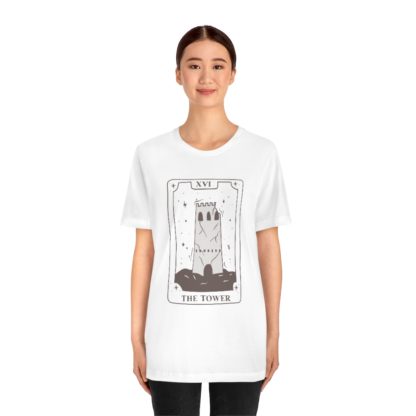 The Tower Tarot Card Tee - Image 5