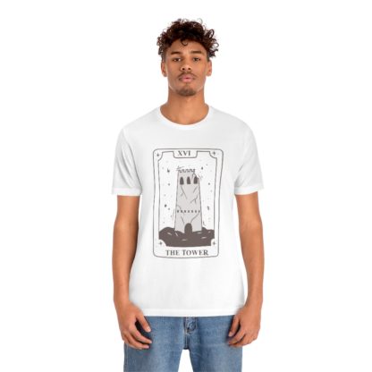 The Tower Tarot Card Tee - Image 6