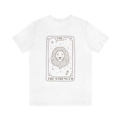 The Strength Tarot Card Tee - Image 4