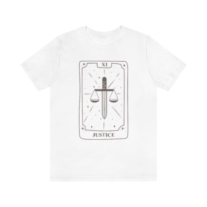 Justice Tarot Card Tee - Image 4