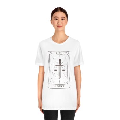 Justice Tarot Card Tee - Image 5