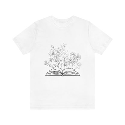 Cute Flower Book Tee - Image 4