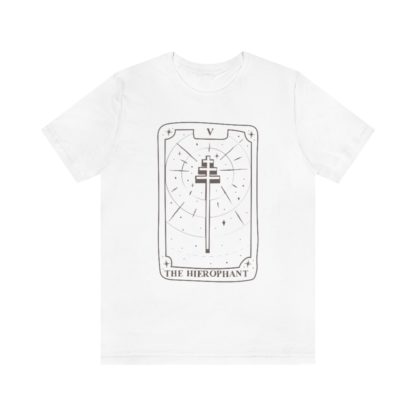 The Hierophant Tarot Card Tee - Image 4