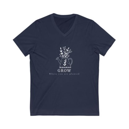 Grow Where You Are Planted V-Neck Tee - Image 7