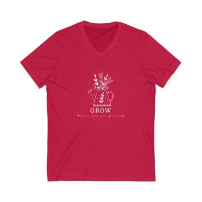 Grow Where You Are Planted V-Neck Tee - Image 9