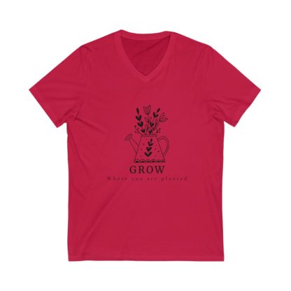 Grow Where You Are Planted V-Neck Tee - Image 7