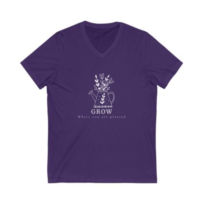 Grow Where You Are Planted V-Neck Tee - Image 8