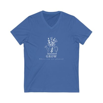 Grow Where You Are Planted V-Neck Tee - Image 4