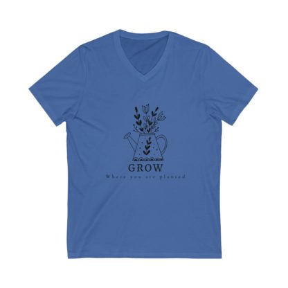 Grow Where You Are Planted V-Neck Tee - Image 4