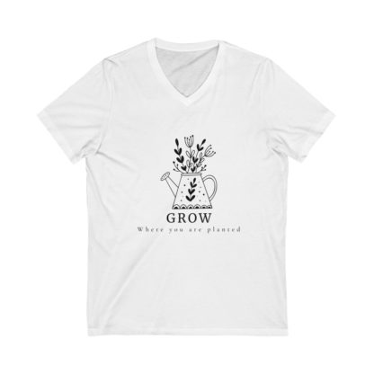 Grow Where You Are Planted V-Neck Tee