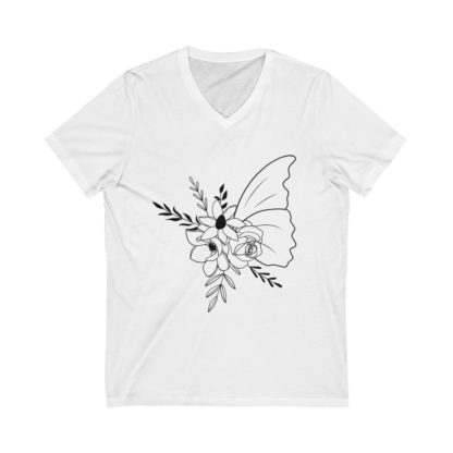 Butterfly V-Neck Tee