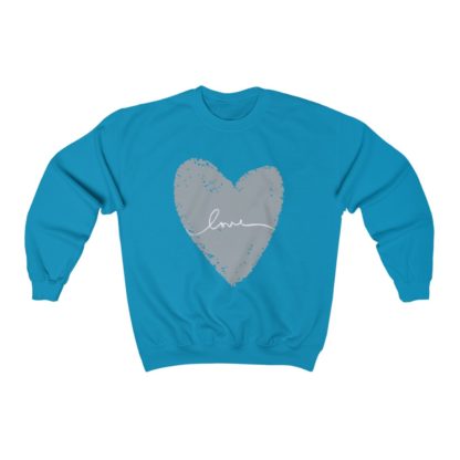 Cute Love Heart Crewneck Sweatshirt - Image 8