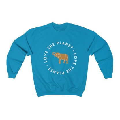 Love The Planet Elephant Crewneck Sweatshirt - Image 7