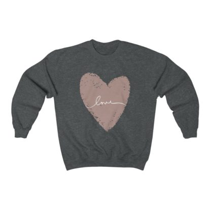 Cute Love Heart Crewneck Sweatshirt - Image 6