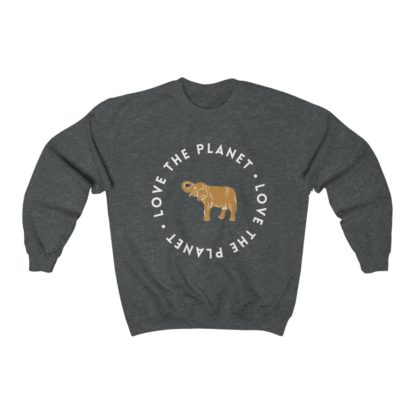 Love The Planet Elephant Crewneck Sweatshirt - Image 5