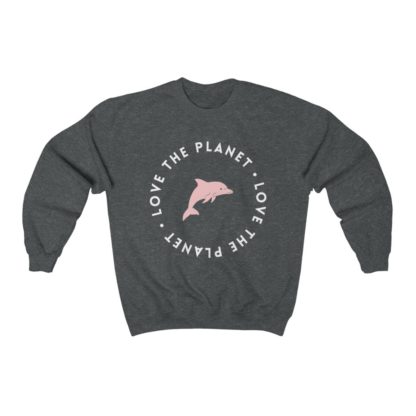 Love The Planet Dolphin Crewneck Sweatshirt - Image 5