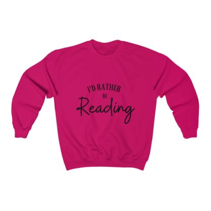 I'd Rather Be Reading Crewneck Sweatshirt - Image 12