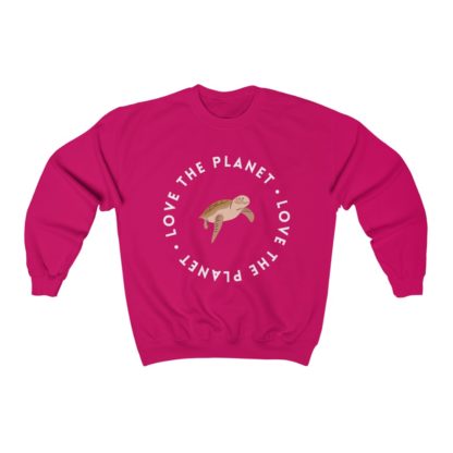 Love The Planet Turtle Crewneck Sweatshirt - Image 10