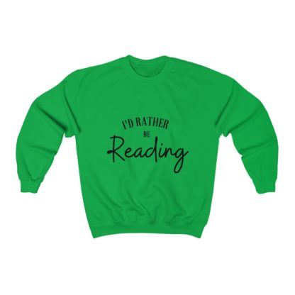 I'd Rather Be Reading Crewneck Sweatshirt - Image 7