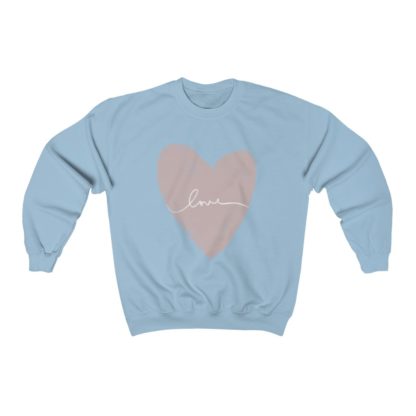 Cute Love Heart Crewneck Sweatshirt - Image 7