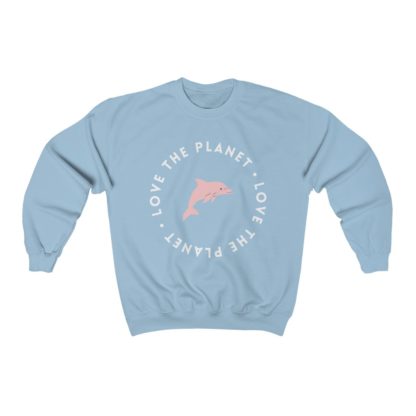 Love The Planet Dolphin Crewneck Sweatshirt - Image 6