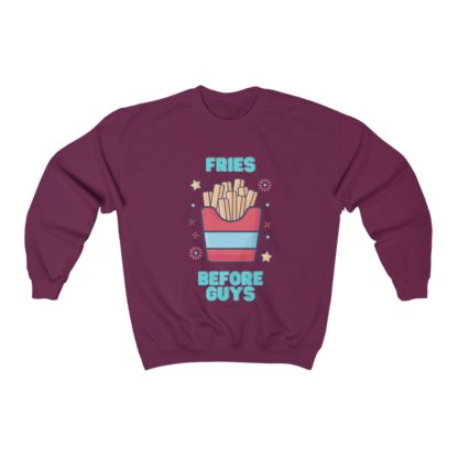 Fries Before Guys Crewneck Sweatshirt - Image 5