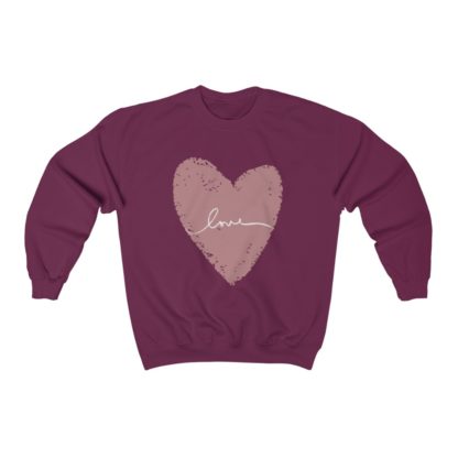 Cute Love Heart Crewneck Sweatshirt - Image 10