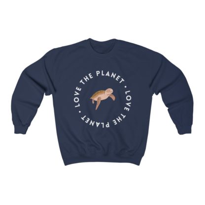 Love The Planet Turtle Crewneck Sweatshirt - Image 7