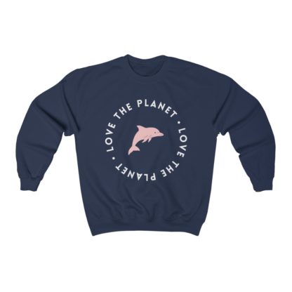 Love The Planet Dolphin Crewneck Sweatshirt - Image 8