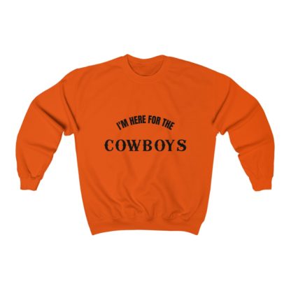 I'm Here For The Cowboys Crewneck Sweatshirt - Image 5