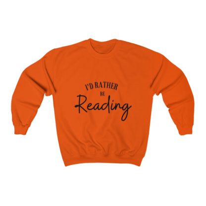 I'd Rather Be Reading Crewneck Sweatshirt - Image 6