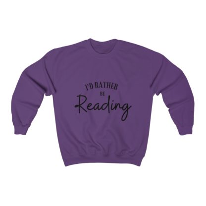 I'd Rather Be Reading Crewneck Sweatshirt - Image 10