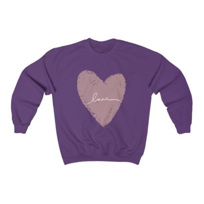 Cute Love Heart Crewneck Sweatshirt